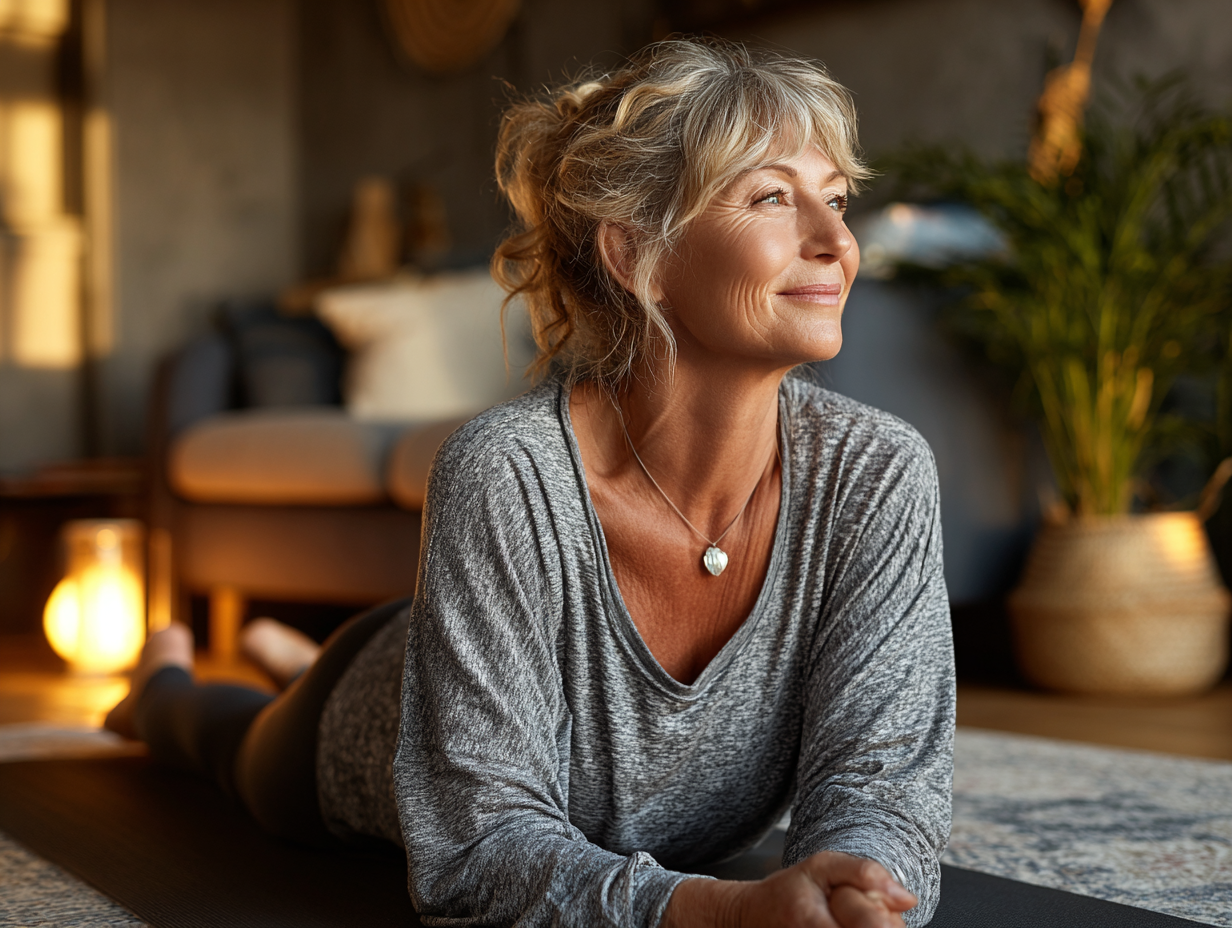 Група людей практикує йогу в парку